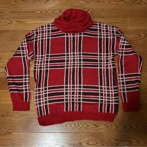 CREMIEUX Plaid Sweater